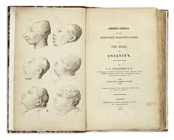 SPURZHEIM, JOHANN CASPAR. Observations on the Deranged Manifestations of the Mind.  1817